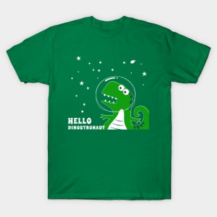 Cute Astronaut dinosaur. T-Shirt